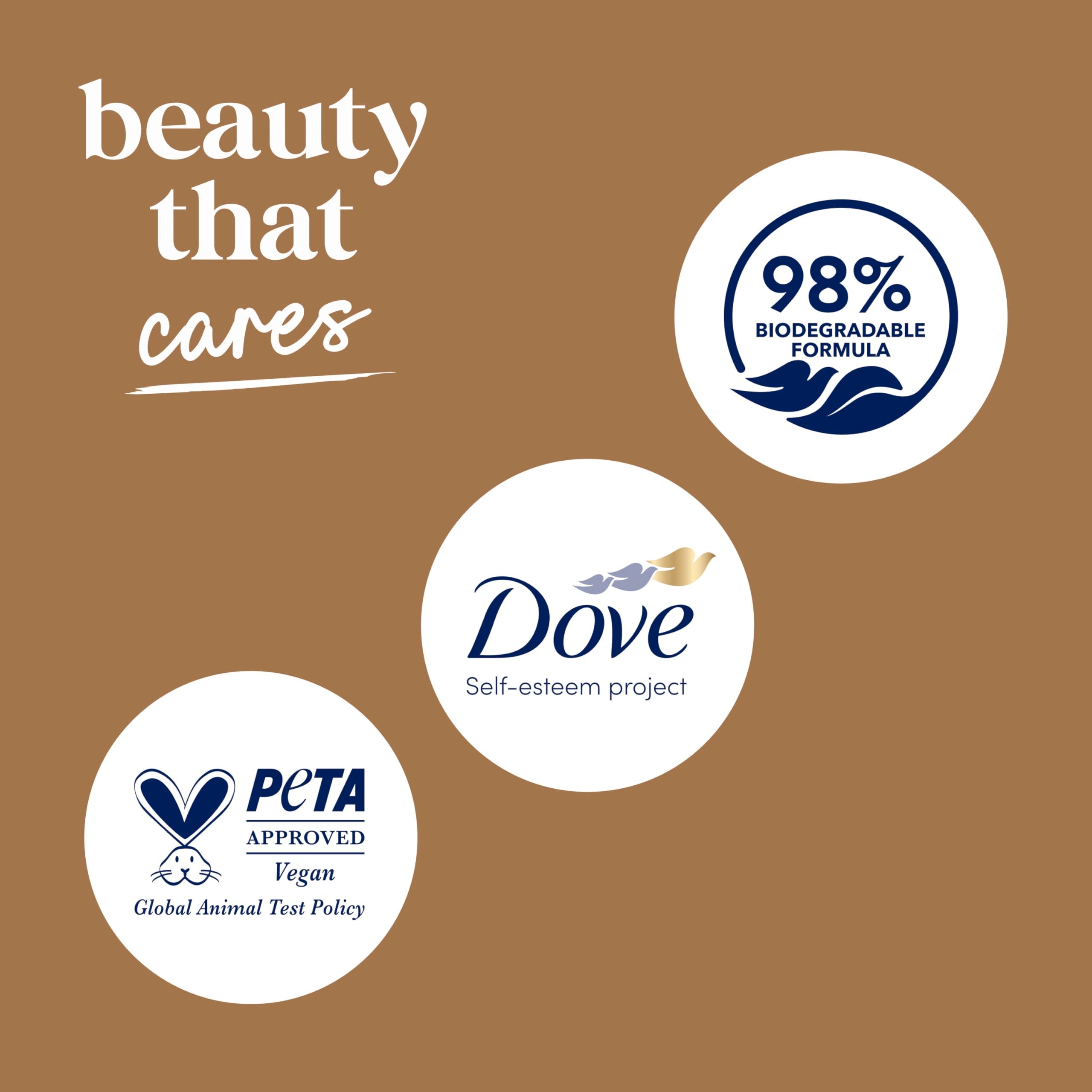 Dove Body Wash Warm Vanilla & Sweet Cream 20 oz, Sulfate Free | Dove Warm Vanilla & Sweet Cream Body Wash nourishes skin with rich vanilla scent and MicroMoisture technology.