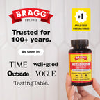 Bragg Metabolism Natural GLP-1 Support Apple Cider Vinegar Capsules - 90ct