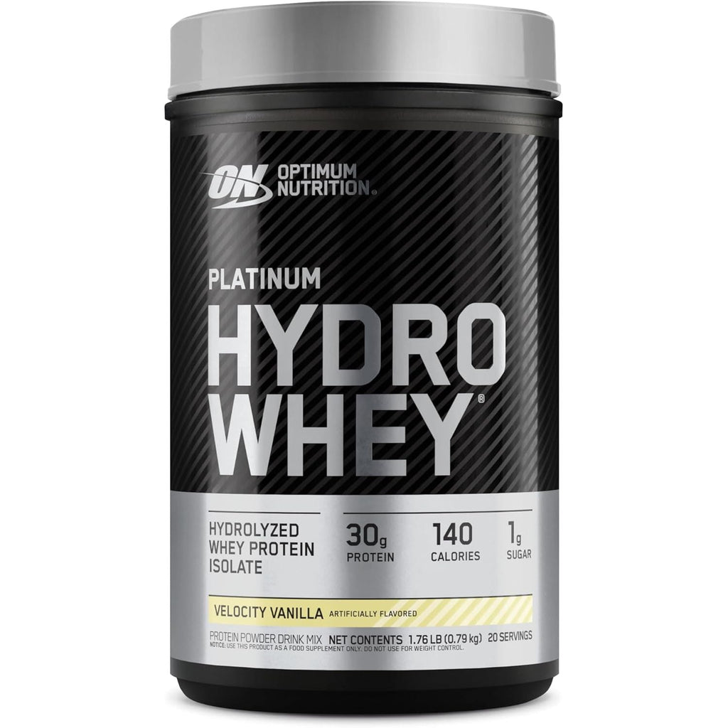 Buy now Optimum Nutrition Platinum Hydrowhey Protein Powder, 100% Hydrolyzed Whey Protein Isolate Powder, Flavor: Velocity Vanilla, 20 Servings, 1.76 Pounds (Packaging May Vary) at indiglob india