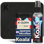 Buy now Koala Eyeglass Lens Cleaner Spray Kit | (2x) Glasses Cleaner Bottle + (2x) Microfiber Cloth | Alcohol Free Eyeglasses, Screen, and Camera Cleaning Kit | Made in USA (4 Piece Set) at indiglob india