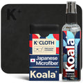 Buy now Koala Eyeglass Lens Cleaner Spray Kit | (2x) Glasses Cleaner Bottle + (2x) Microfiber Cloth | Alcohol Free Eyeglasses, Screen, and Camera Cleaning Kit | Made in USA (4 Piece Set) Black Green 2 Piece Set at indiglob india