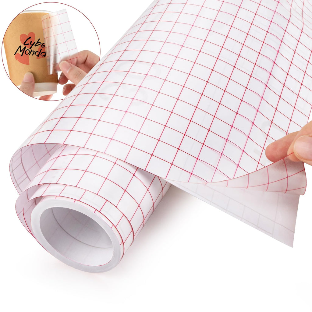 MAQIHAN Transfer Tape for Vinyl - 12 in x 16.4 Ft Vinyl Transfer Paper