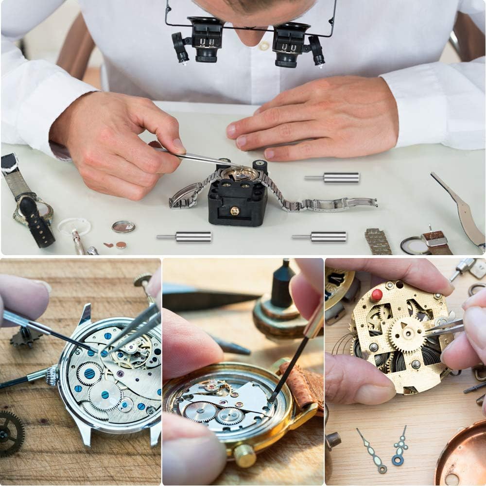 Buy now Kingsdun Watch Battery Replacement Tool Kit, 168Pcs Watches Repair Band Strap Link Pins Remover Adjustment Repairing Tools Sets with Carrying Case & Manual at indiglob india