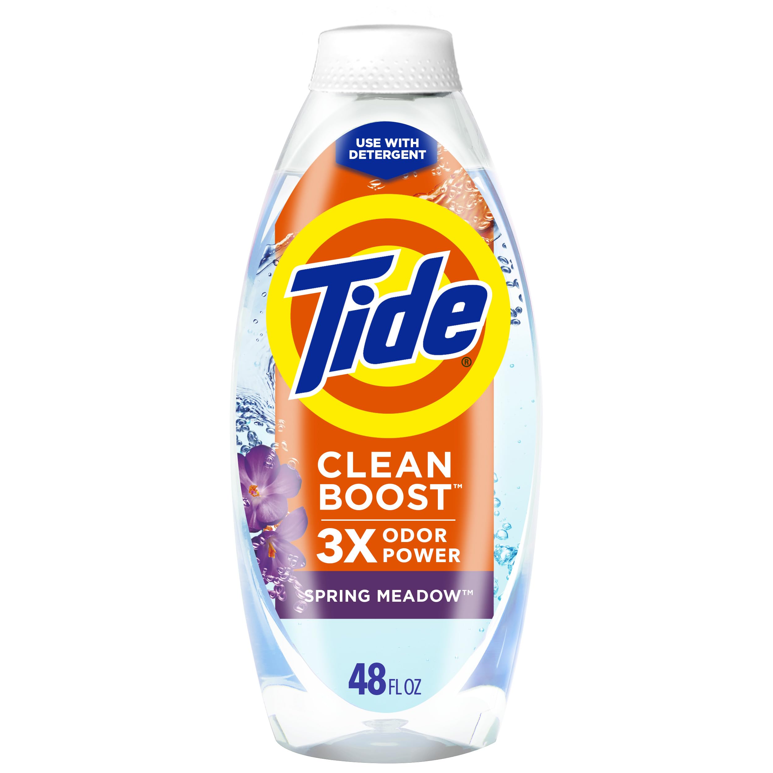 Buy now Tide Deep Cleansing Fabric Rinse with 3X Odor Power, Spring Meadow, 48 oz at indiglob india