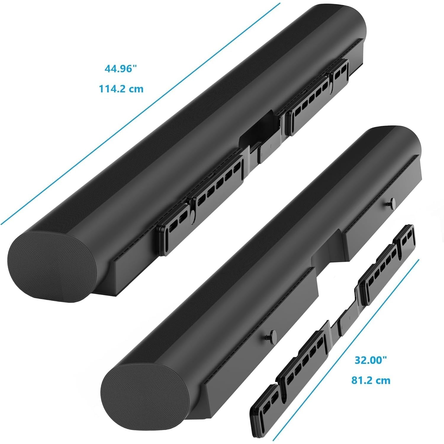 Buy now HumanCentric Wall Mount Compatible with Sonos Arc and Sonos Arc Ultra Sound Bar Only (Black), Mount on Wall Under TV, Floating Style, Hidden Design, Hardware Included at indiglob india