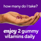 Vitafusion Biotin Gummies | 5000mcg | 100 Adult Gummy Vitamins | for Women & Men | Hair Skin and Nails Supplement | Blueberry Flavor | Gluten-Free Formula