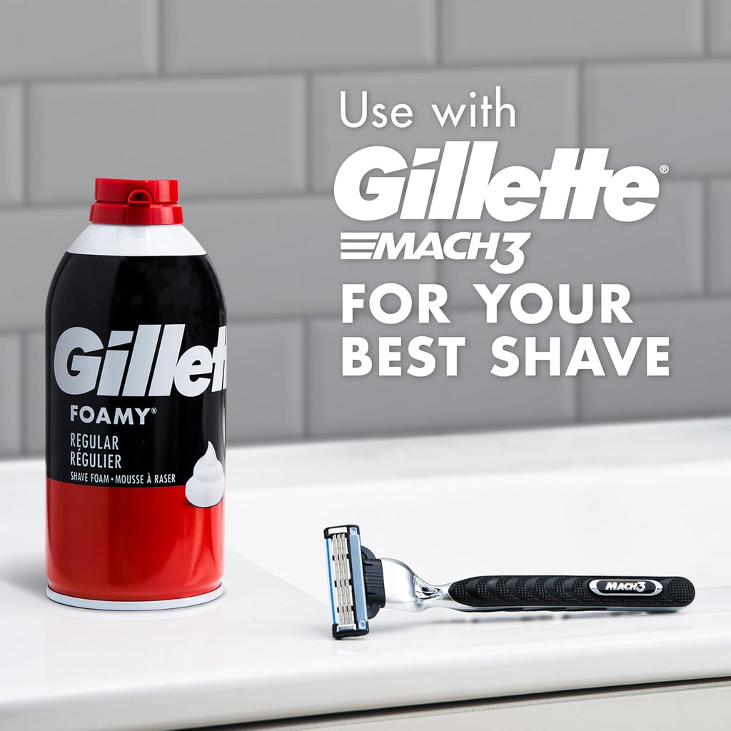 Buy now Gillette Foamy Classic Shave Foam for Men, Protection Against Shaving Irritation, Quick and Smooth Shave, shaving cream, 14.9 Oz at indiglob india