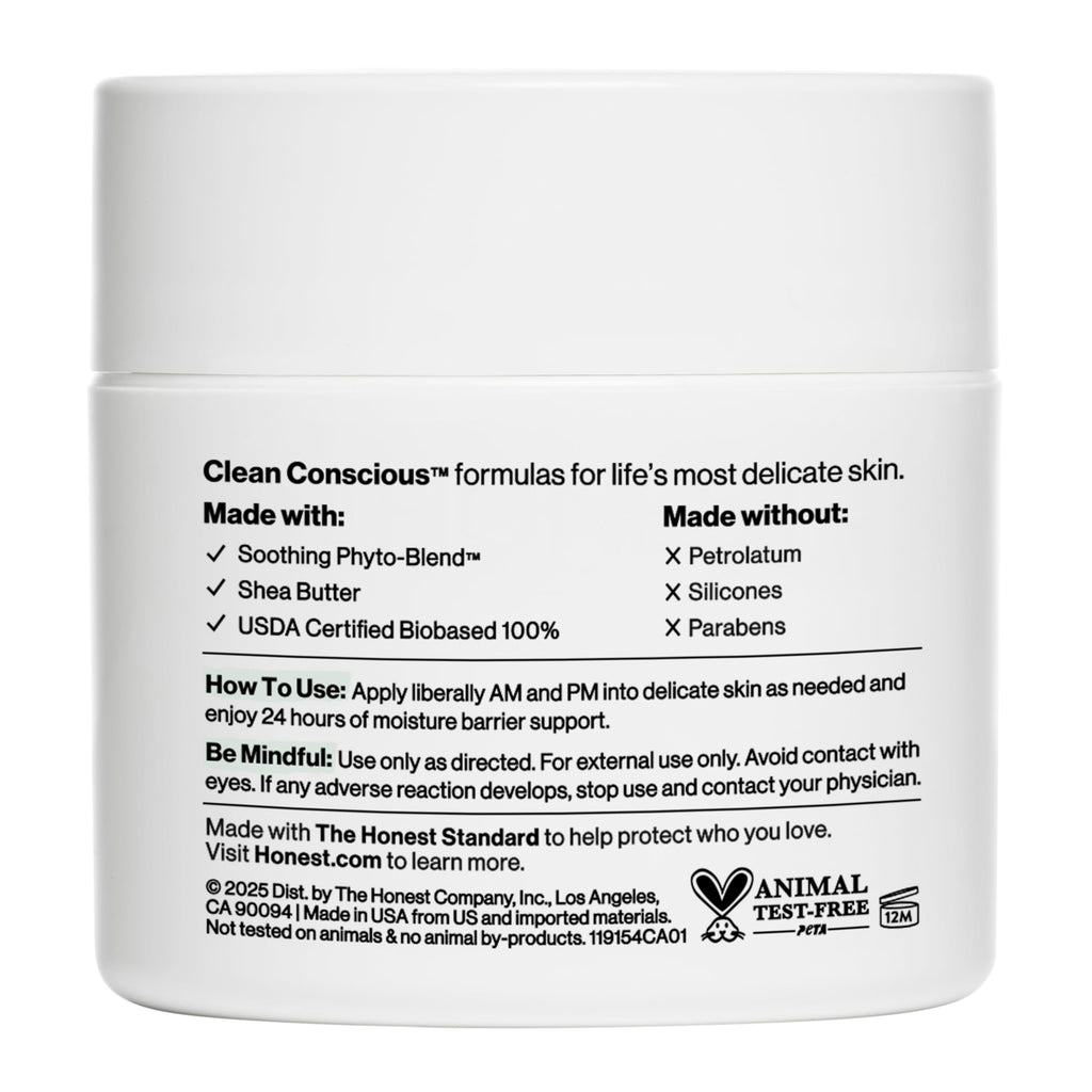 The Honest Company Rich Cream, Hypoallergenic, EWG Verified, Fragrance-Free