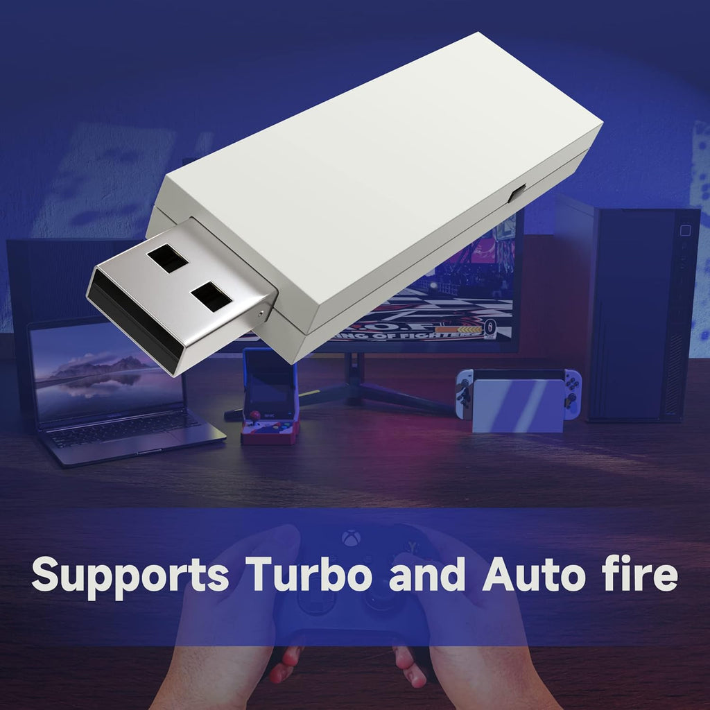 Buy now MAYFLASH Magic NS Wireless Bluetooth Controller USB Adapter for Switch/Switch 2, Steam Deck, macOS, Windows, Raspberry Pi, Compatible with Xbox Series S/X,PS5 Controller and More at indiglob india