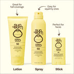 Sun Bum Kids SPF 50 Clear Sunscreen Body Spray - 6 oz | Wet or Dry Skin Application, Broad Spectrum with Vitamin E, Hawaii Act 104 Compliant (Without Octinoxate & Oxybenzone)
