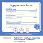 JoySpring LingoLeap Kids Zeolite Drops, Berry, 30 Servings, Ages 3+ | Clinoptilolite with methyl B12 and D3, supports energy and cognition, sugar-free vegan, gentle for daily use