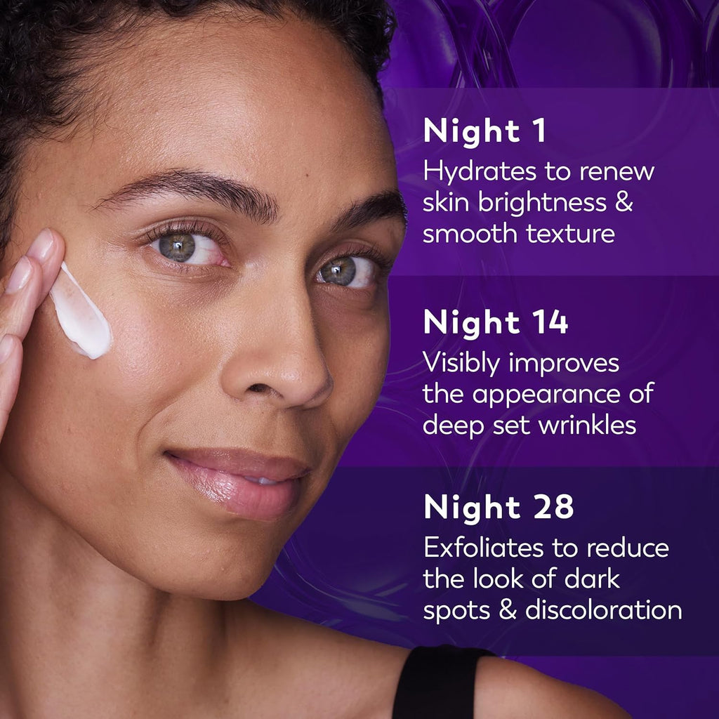 Olay Retinol Night Cream for Women, MAX, Anti-Aging Face Mousturizer, Fragrance-Free, Non Greasy - Anti-Wrinkle, Smooth Fine Lines, Hydrating Skin Care - Triple Collagen Cream, Niacinamide, 1.7oz