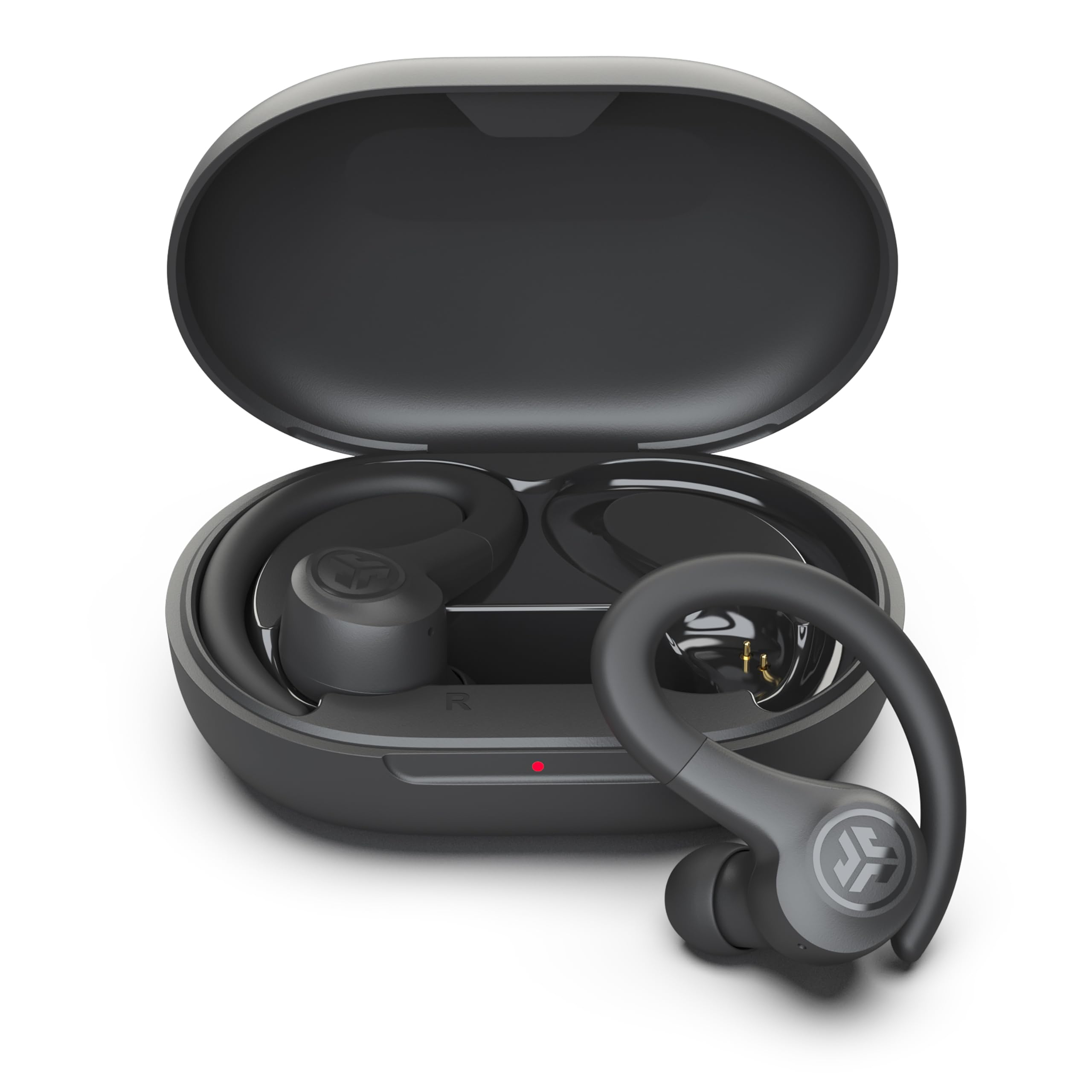 Buy now JLab Go Air Sport, Wireless Workout Earbuds Featuring C3 Clear Calling, Secure Earhook Sport Design, 32+ Hour Bluetooth Playtime, and 3 EQ Sound Settings (Graphite/Black) Graphite Sport+ at indiglob india