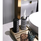 Small Car Tissues Holder with Facial Tissues - 4PK - Tisses for Car Travel Tissue Tubes Box Container Cylinder for Vehicle Cup Holder
