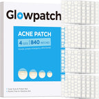7 Sizes 831 Counts Pimple Patches Variety Pack for Face, Back | Hydrocolloid, Large Blemish Patches for Body, Chin, Chest, Cheek, Shoulder, Neck, Forehead (Dot, Moon, Rectangular, Square)