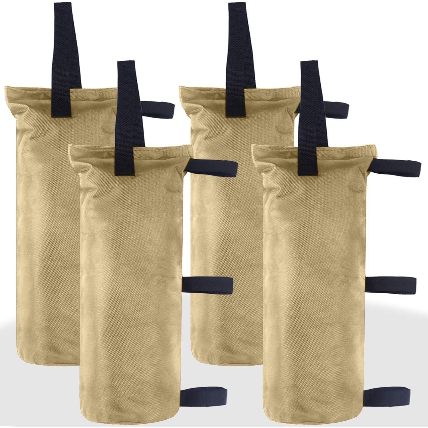 Buy now ABCCANOPY Canopy Weights Set of 4-120LBS Sand Bags for Pop up Tent, Weight Bags for Outdoor Gazebo, Trampoline, Pergola, Blue (Without Sand) 100lbs Beige at indiglob india