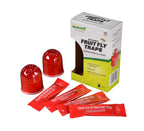 RESCUE! Reusable Indoor Fruit Fly Traps with Non-Toxic Liquid Attractant - 2 Traps, 2-Pack (4 Traps)