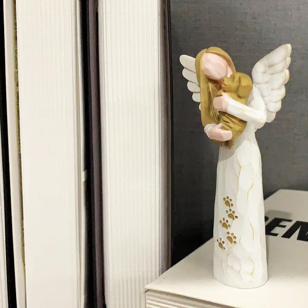 Dog Memorial Gifts for Loss of Dog, Pet Memorial Gifts, Pet Memorial Stone,Pet Sympathy Gifts Dog Memorial Gifts(White)