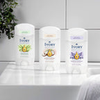Ivory Aluminum Free Deodorant, Notes of Aloe, 24hr Gentle Deodorant, Dermatologist Tested, Baking Soda Free, Paraben Free, 2.4 oz