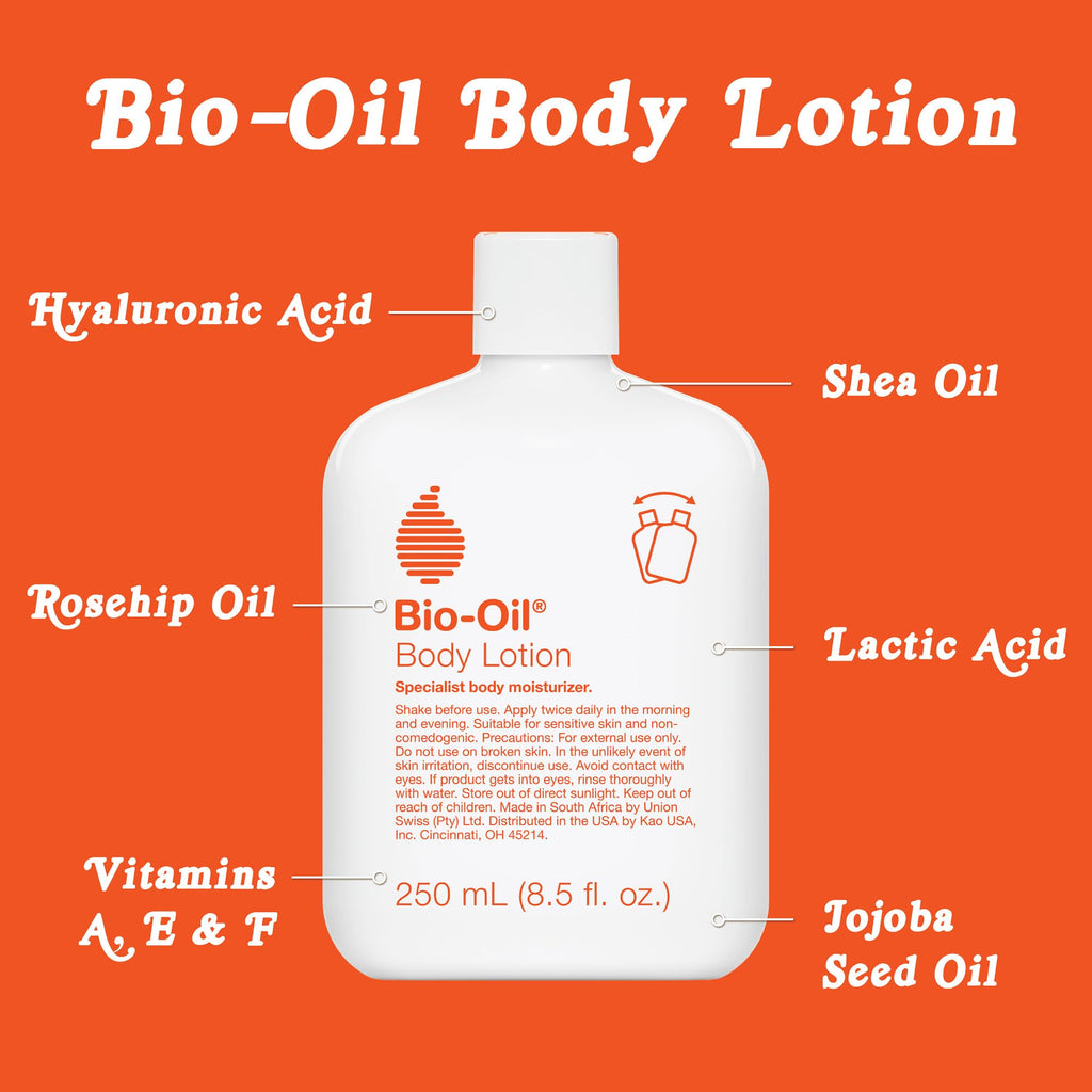 Bio-Oil Moisturizing Body Lotion, Dry & Sensitive Skin, 8.5 fl oz