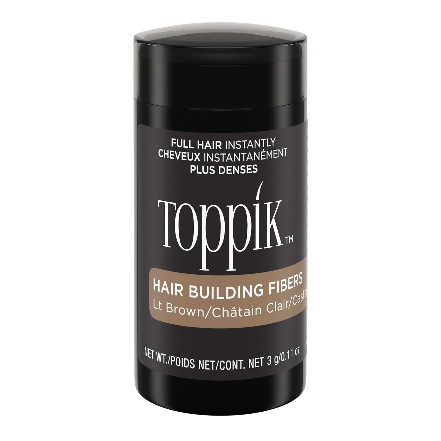 Buy now Toppik Hair Building Fibers, Fill In Fine or Thinning Hair Instantly Thicker, Fuller Looking Hair 9 Shades,4 size options Light Brown Travel Size 3g at indiglob india