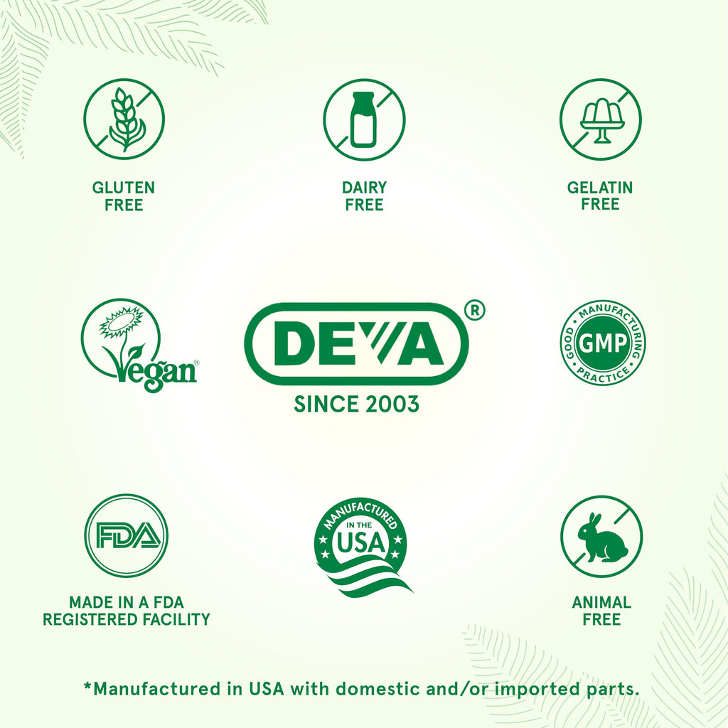Deva Vegan Multivitamin & Mineral Supplement, Tiny Tablets, Easy to Swallow, 90 Tablets