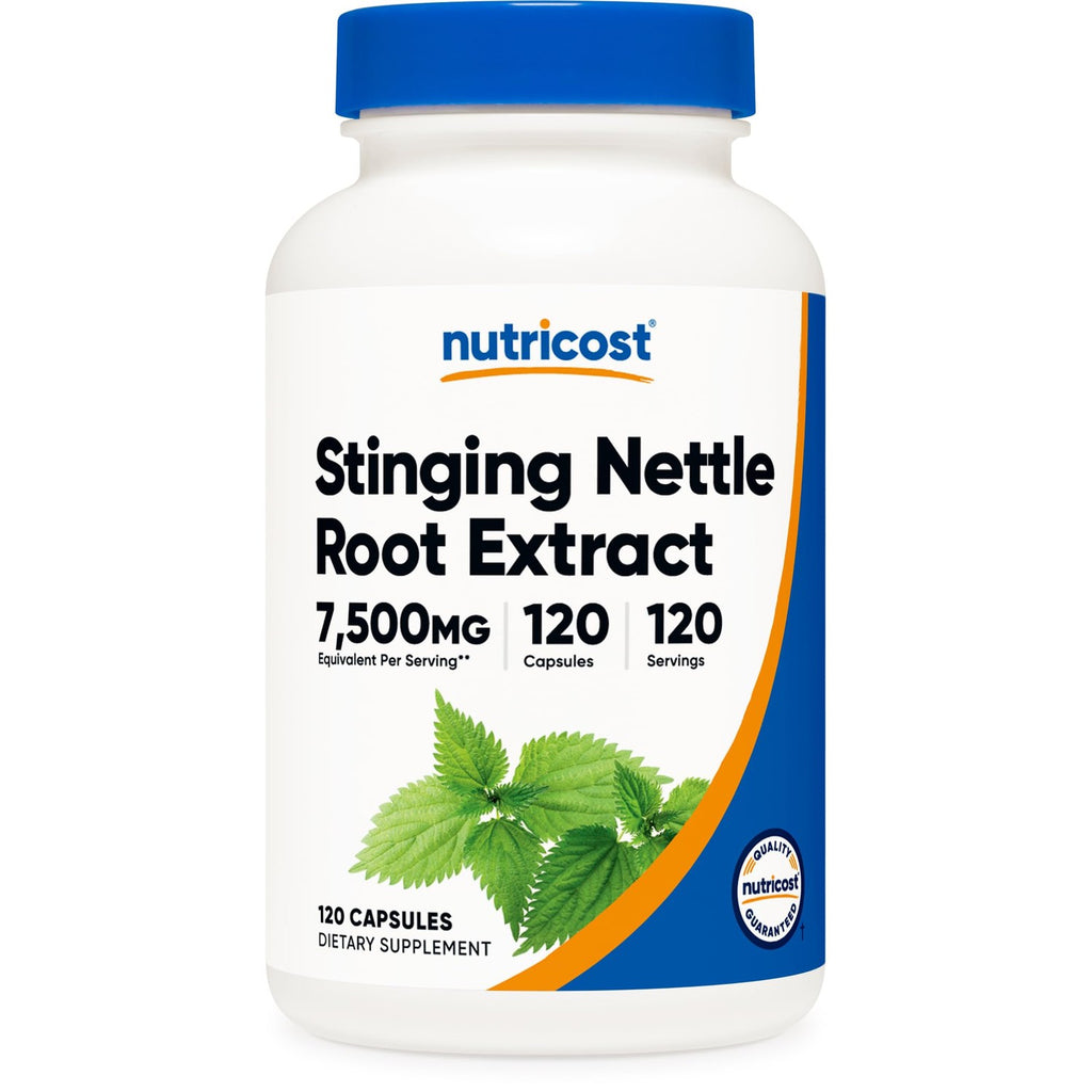 Nutricost Stinging Nettle Root Extract 120 Capsules, Gluten-Free, GMO-Free | 120 Servings Per Bottle, Vegetarian