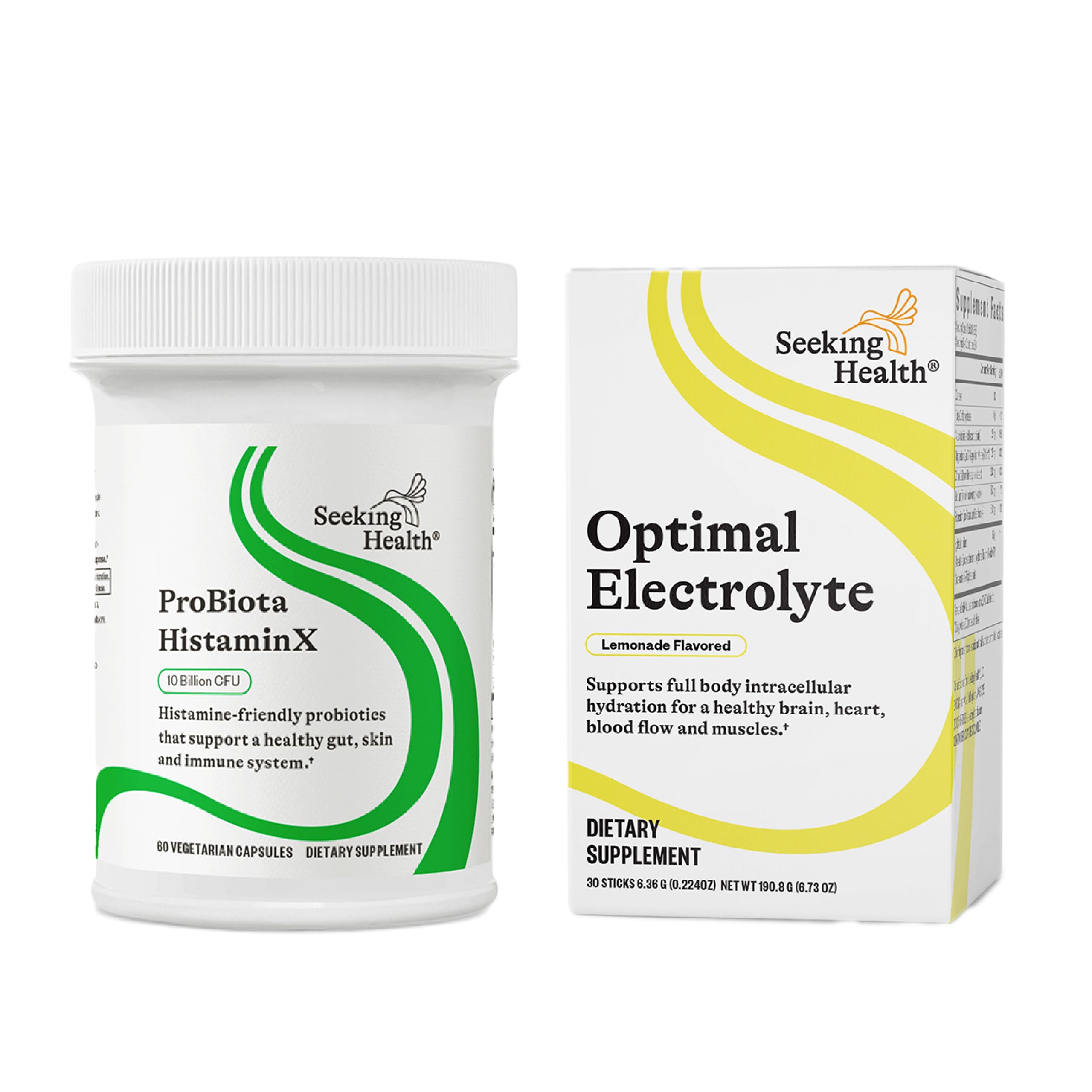 Seeking Health ProBiota HistaminX - Digestion Supplement for Gut Health Support - Support Histamine with Lactobacillus Plantarum & Lactobacillus Salivarius - Support Immune & Skin Health - 60 Capsules