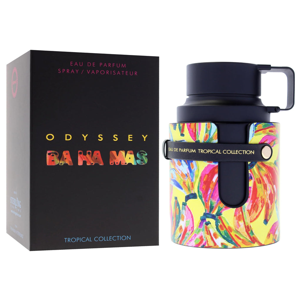 Armaf Odyssey Ba Ha Mas Tropical Collection – Fruity, Aquatic, Woody – Eau de Parfum Spray Long-Lasting Fragrance for Unisex, 3.4 Ounce / 100 ml