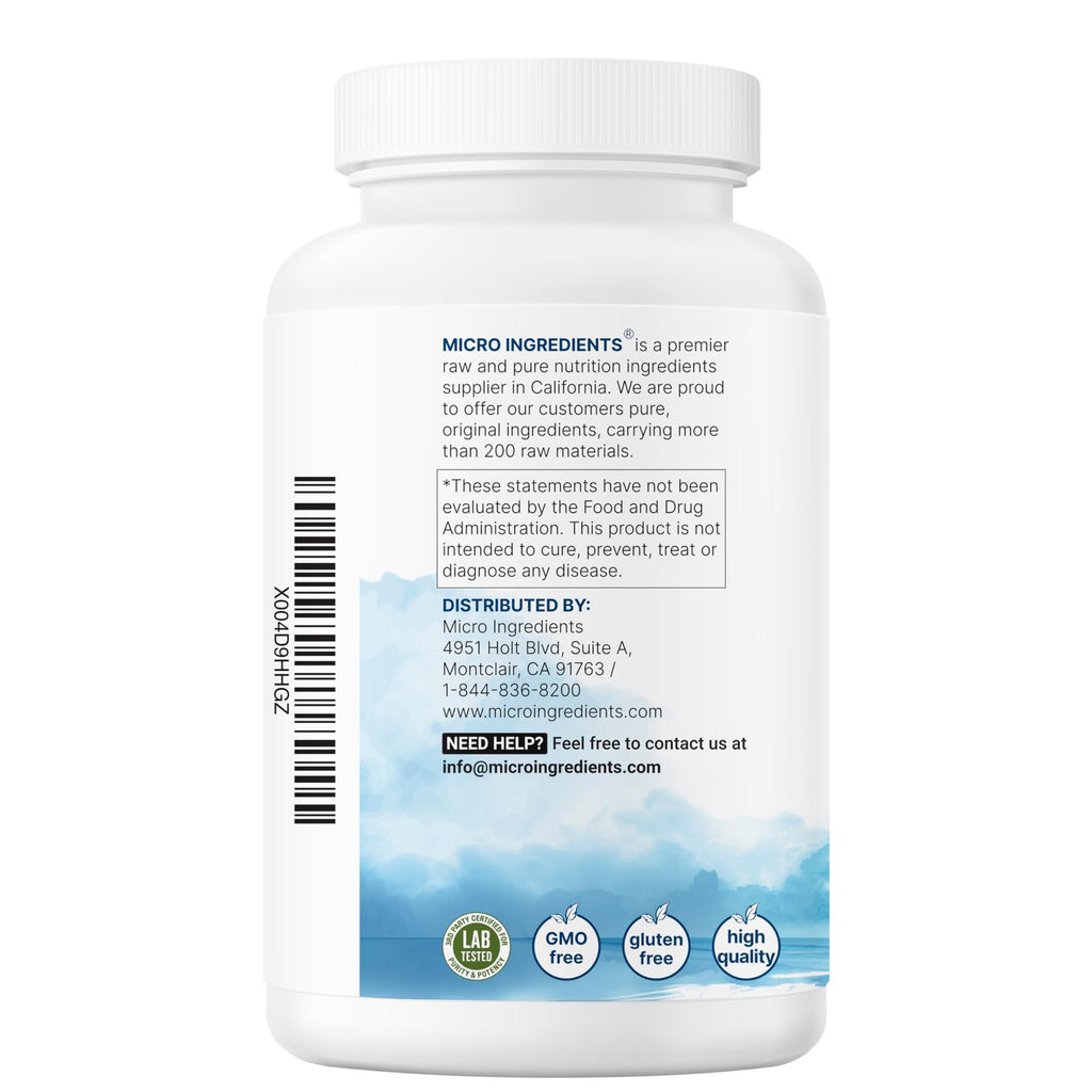 Magnesium Oxide 400mg, 500 Capsules | Elemental Form for Max Concentration | Supports Calm, Muscle & Nerve Health | Non-GMO
