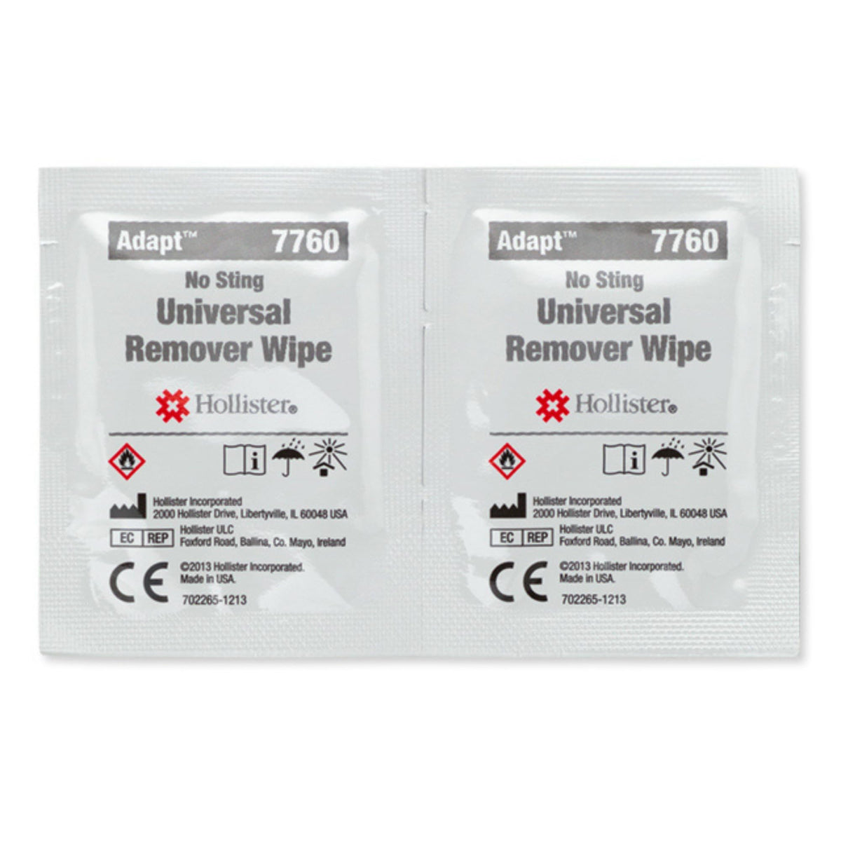 Hollister 7760 Adapt Universal Remover Wipes, Pack of 50 – Adhesive Remover for Skin, Medical Supplies