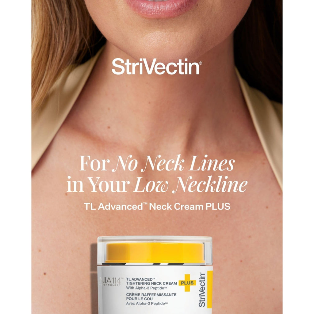 StriVectin Tighten and Lift Advanced Neck Cream PLUS with Alpha-3 Peptides for Neck and Décolleté, Smoothing Look of Wrinkles and Fine Lines, Improves Crepey Skin and Vertical Lines
