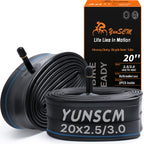 2-PCS 20x3 Heavy Duty E-Bike Tubes 20X2.50 20X2.60 20X3.0 AV32mm