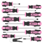 Buy now Amartisan 10-Piece Magnetic Screwdrivers Set, 5 Phillips and 5 Slotted Tips Professional Cushion Grip Screwdriver Set at indiglob india