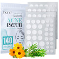 TKTK Pimple Patch for Face, Hydrocolloid Acne Absorbing Dots, 4 Sizes 140CT | Invisible Acne Patches Zit Stickers with Tea Tree & Calendula Oil, for Blemishes & Breakouts,Safe for Sensitive Skin