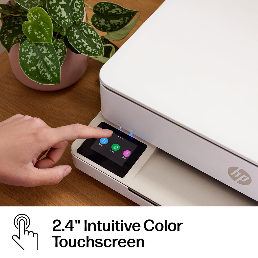 HP Envy 6155 Wireless All-in-One Color Inkjet Printer, Print, Scan, Copy, Duplex Printing Best-for-Home, 3 Month Trial of Instant Ink Included, AI-Capable (C2WR7A) Portobello