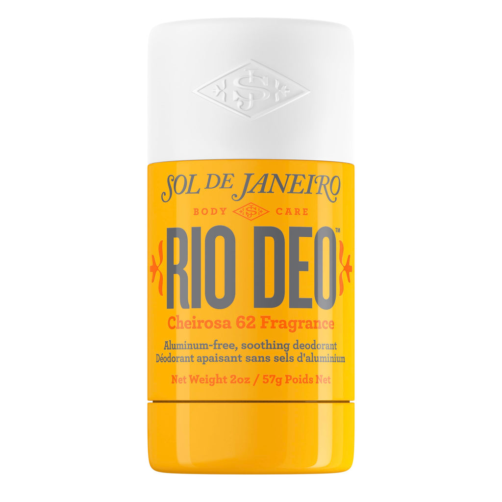 Sol de Janeiro Rio Deo - Refillable Aluminum Free Deodorant | Aluminum Free, Baking Soda Free, Prevents Odor, Soothing & Moisturizing, Gently Exfoliates, Evens Skin Tone