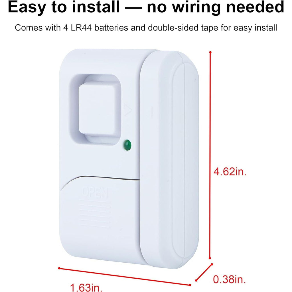 Buy now GE Personal Security Window and Door Alarm, 2 Pack, DIY Protection, Burglar Alert, Wireless Chime/Alarm, Easy Installation, Home Security, Ideal for Home, Garage, Apartment and More, White, 45115 at indiglob india