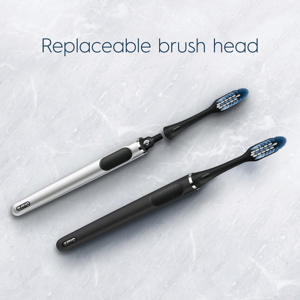 Buy now Oral-B Clic Toothbrush Replacement Brush Heads, Black, 2 Count at indiglob india