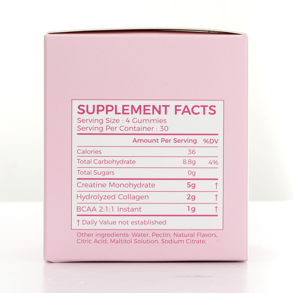 AiVital™ Creatine Gummies for Women, 5g Creatine Monohydrate Gummies +2g Collagen +1g BCAA, Women-Specific Formula, Sugar Free, 30 Servings, 120 Counts (Berry)