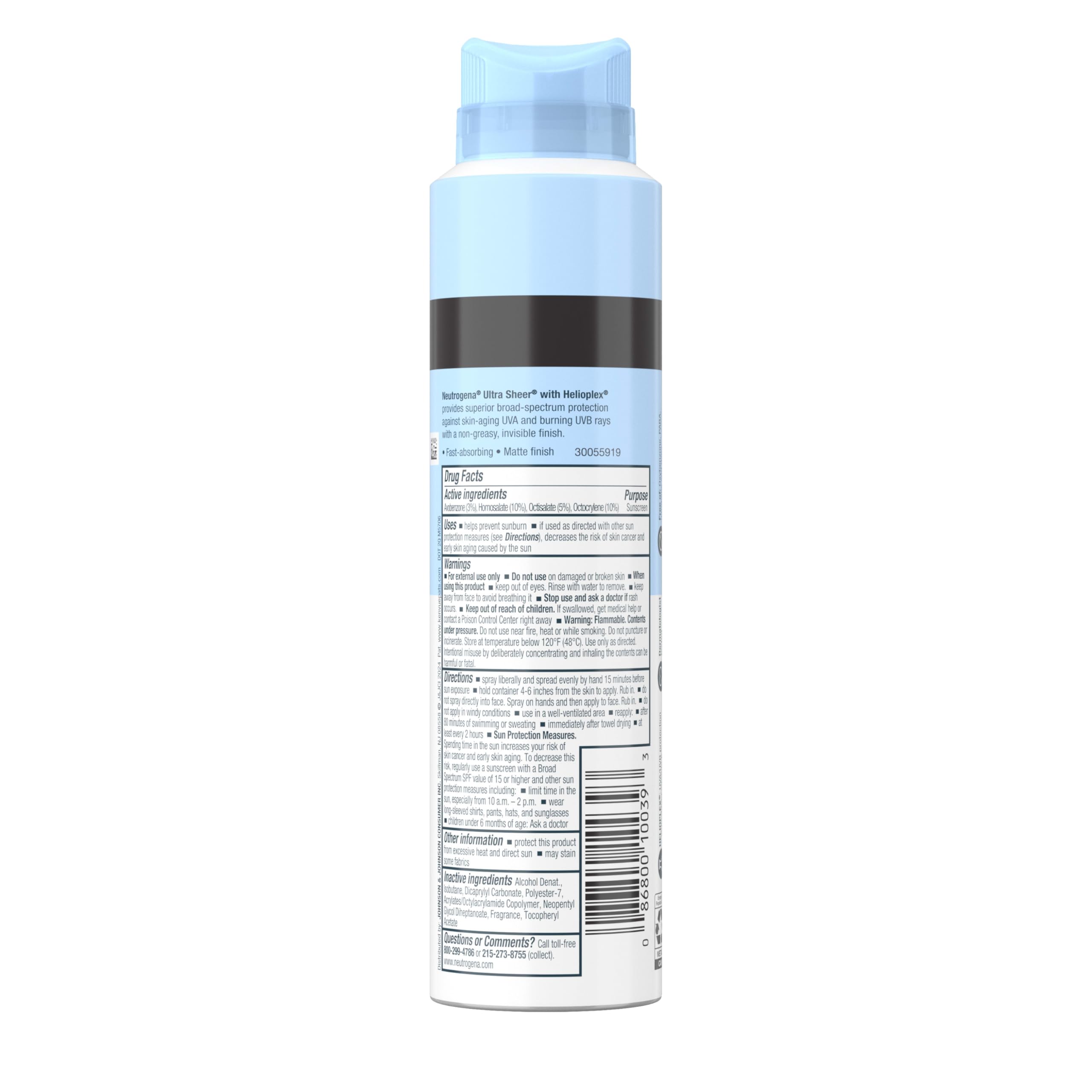 Buy now Neutrogena Ultra Sheer Body Mist Sunscreen Spray, Broad Spectrum SPF 45, Lightweight Spray Sunscreen, Non-Greasy & Water Resistant, Oil-Free & Non-Comedogenic UVA/UVB, 5 oz Pack of 3 at indiglob india