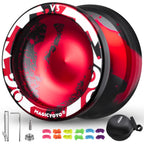 Buy now MAGICYOYO V3 Yoyo for Kids 8-12 or Above, Responsive Yoyo Professional with Dual Function, Professional Trick Yo yo for Adults with 12 Yo-yo Strings, KK Bearing, Bearing Puller, Axle,Case Bag -Black at indiglob india