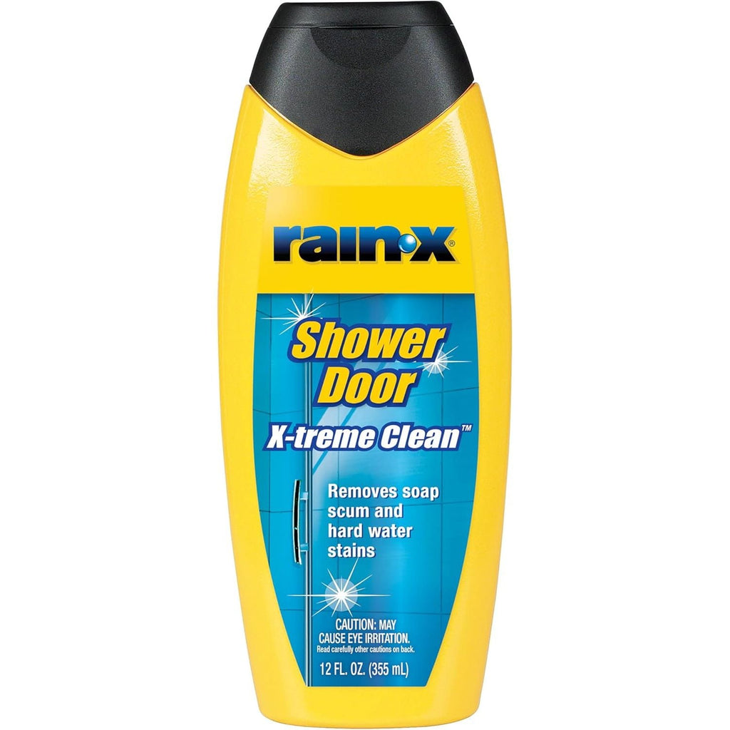 Buy now Rain-X 630035 X-Treme Clean Shower Door Cleaner, 12 Fl. Oz, Formulated To Clean Glass Shower Doors - Easy To Use, Removes Soap Scum, Dirt, Hard Water Build-up, Calcium, Lime Stains And Rust Stains at indiglob india