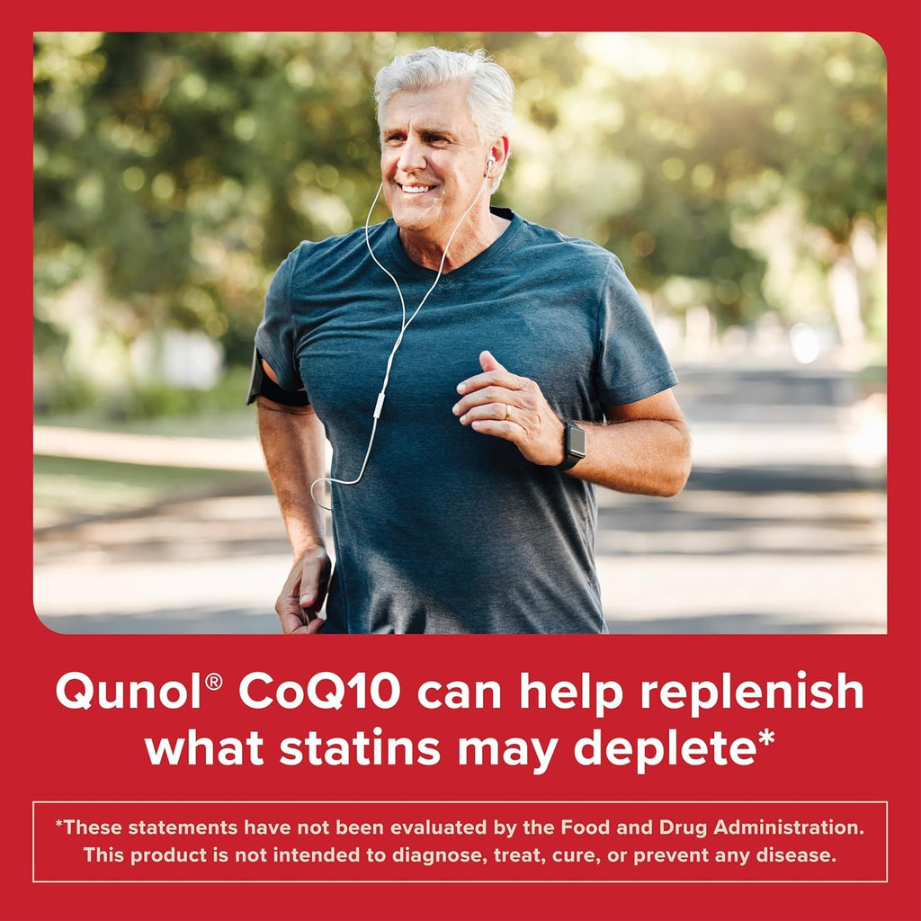 Qunol Ultra CoQ10 200mg, Ultra-High Absorption, Antioxidant, 60 Softgels | #1 Cardiologist Recommended Supplement for Heart Health, Coenzyme Q10 Supplement to support Vascular Health & Cellular Energy