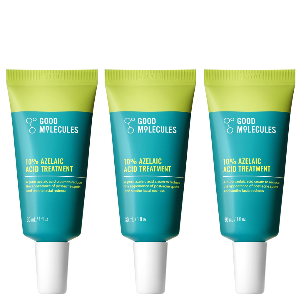 Good Molecules 10% Azelaic Acid Treatment for Face – Blurs Facial Redness & Evens Skin Tone – Brightens the Look of Dark Spots & Refines Texture – Vegan & Fragrance-Free Skincare (30ml / 1.01 fl oz.)
