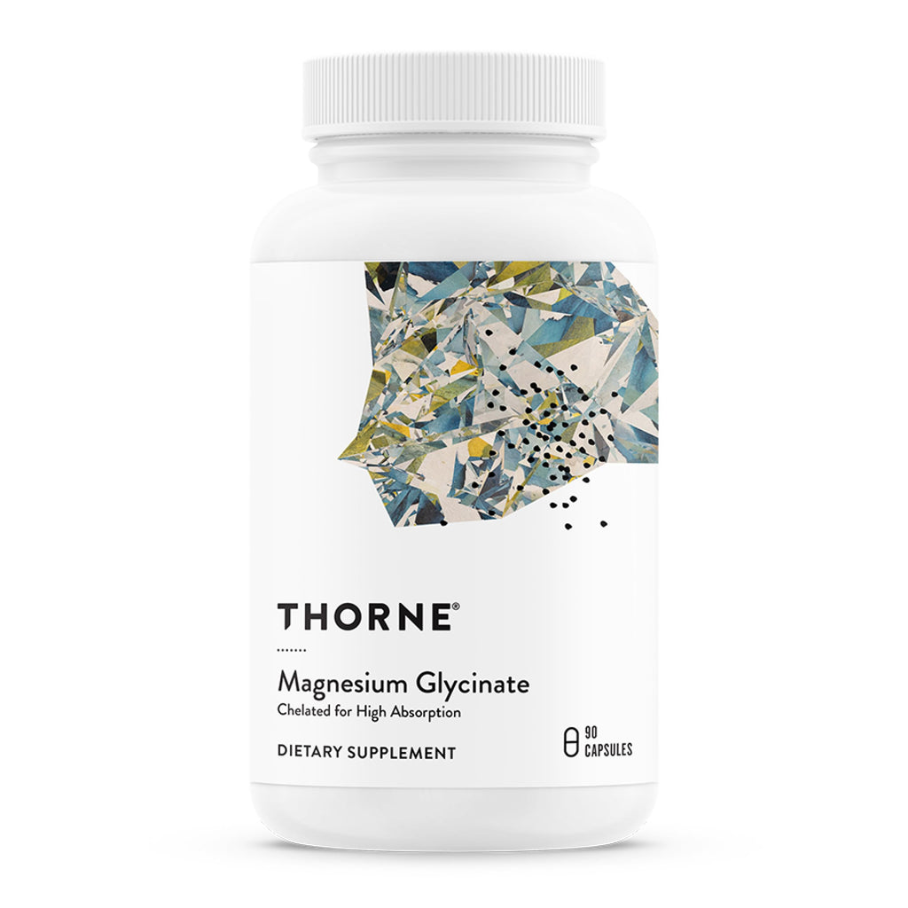 THORNE Magnesium Glycinate, Chelated Magnesium Supplement, 90 Capsules | Supports Restful Sleep, Muscle Relaxation, Stress Management, Heart Health & Metabolism*, NSF Contents Certified