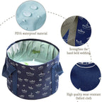 Collapsible Bucket for Soaking Feet, Portable Travel Foot Bath Tub, Foot Soaking Bath Basin Portable, Foot Spa Soaking Feet Home Pedicure Basin Outdoor Camping