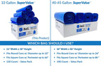 Reli. SuperValue 33 Gallon Recycling Bags (120 Count) Made in the USA