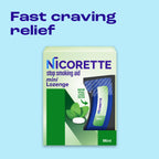 Nicorette Mini Nicotine Lozenges 4mg, Mint Flavor, 101 Count