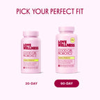 Love Wellness Good Girl Vaginal Probiotics | 9-Strain | 30-Day Supply | 9-strain probiotic, Dietary supplement, Gluten-free, Easy to take, 30 capsules